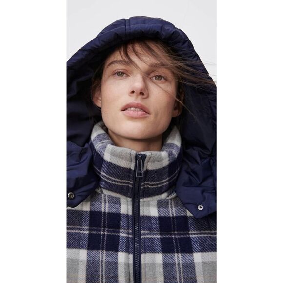 Zara Plaid Puffer Jacket - Picture 7 of 11